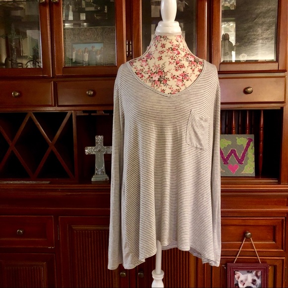 Abercrombie & Fitch Striped Long Sleeve Tunic S - Picture 1 of 5